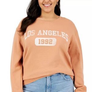 Love Tribe Plus Size Los Angeles Graphic Sweatshirt
